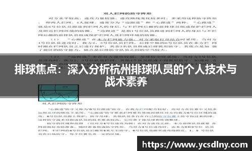 排球焦点：深入分析杭州排球队员的个人技术与战术素养