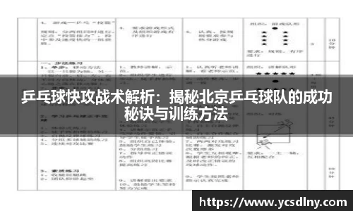 乒乓球快攻战术解析：揭秘北京乒乓球队的成功秘诀与训练方法